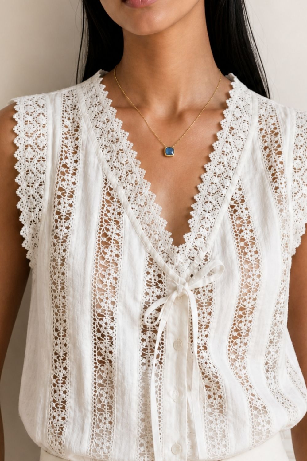 Collier Prune porté au cou style raffiné et lumineux – Jossepo
