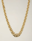 Collier fin doré femme minimaliste en plaqué or 18 carats Vittoria – Jossepo