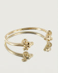 Jonc Bélier en plaqué or 18 carats bracelet femme élégant motif bélier – Jossepo
